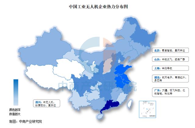 Pg电子平台：2025年中国工业无人机产业链梳理及投资热力地图(图18)