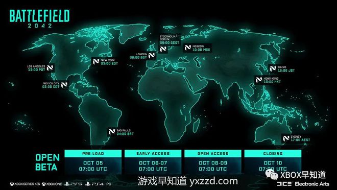Pg电子平台：EA公布《战地2042》公测安排详情10月6日起开放