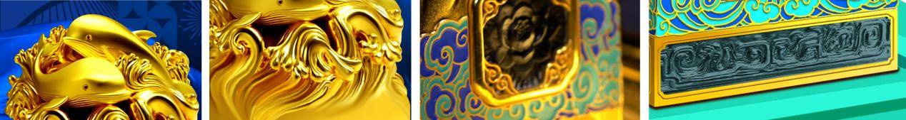 Pg电子游戏平台：《风生水起全运徽宝》震撼首发980元尊享全运特许商品：四大宗师传世之作(图4)